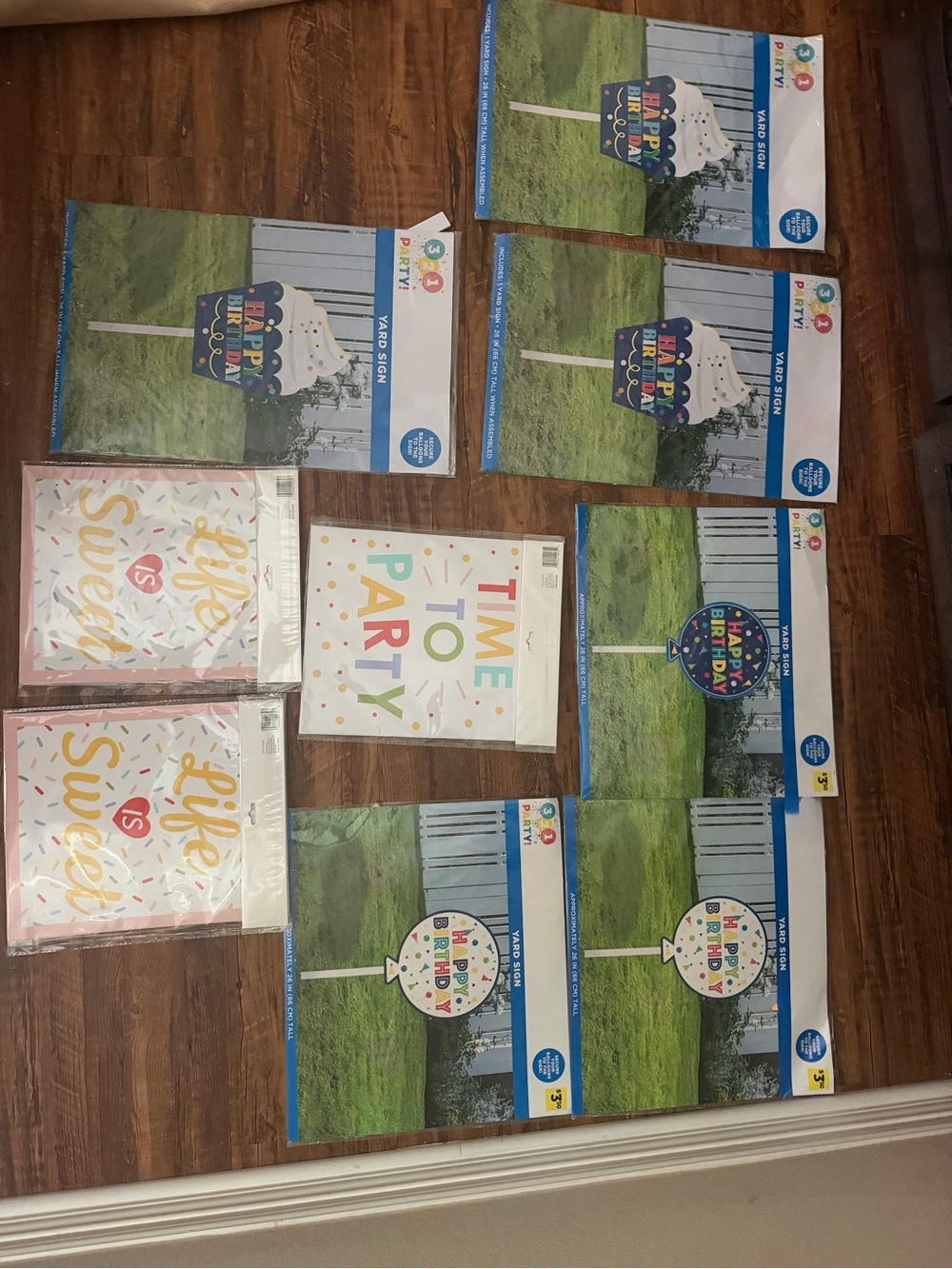 Birthday yard signs bundle